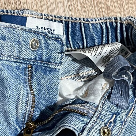 Lot (2) Old Navy Boys Blue Jeans Kakhi Flannel Lined Pants Bundle Size 18 months - Picture 5 of 7